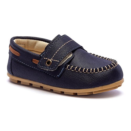 Sapato Social Mocassim Infantil Menino Ilhós